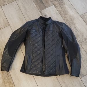 Oxford leather Moto Jacket